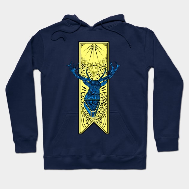 deer banner Hoodie by arxitrav